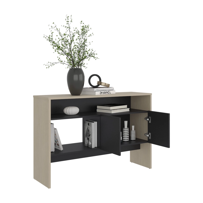 ARRIMO 2 PUERTAS CLASSIC COLOR 80,7X120X35,6 CM CARTAGENA Y WENGUE - 3