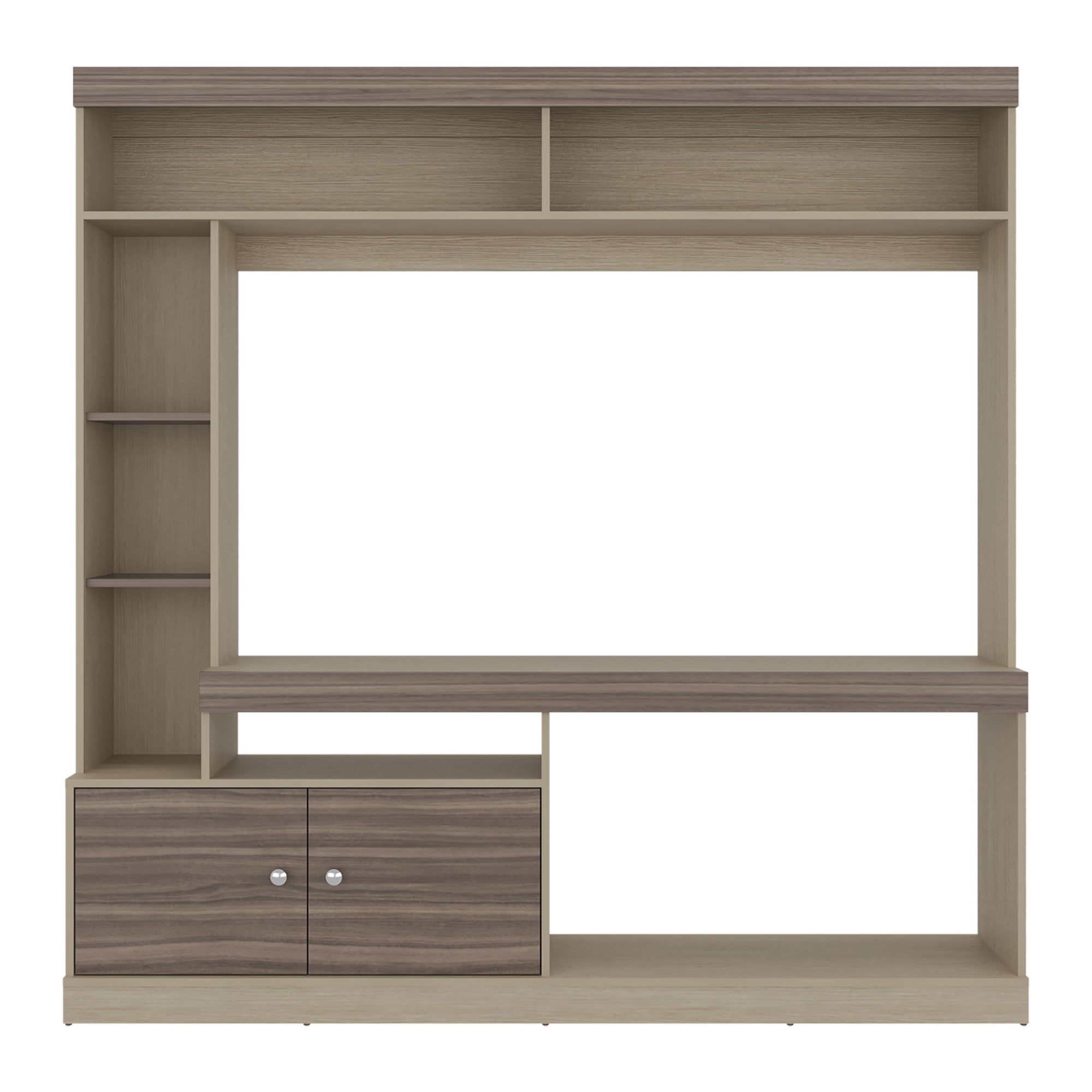 ESTANTE TV65' 2 PUERTAS CLASSIC COLOR 180,6X180X30,3 CM CARTAGENA Y WENGUE - 2