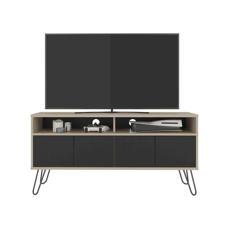 RACK TV55' 4 PUERTAS VASSEL 60X123,5X38,6 CM WENGUE Y CARTAGENA - 4