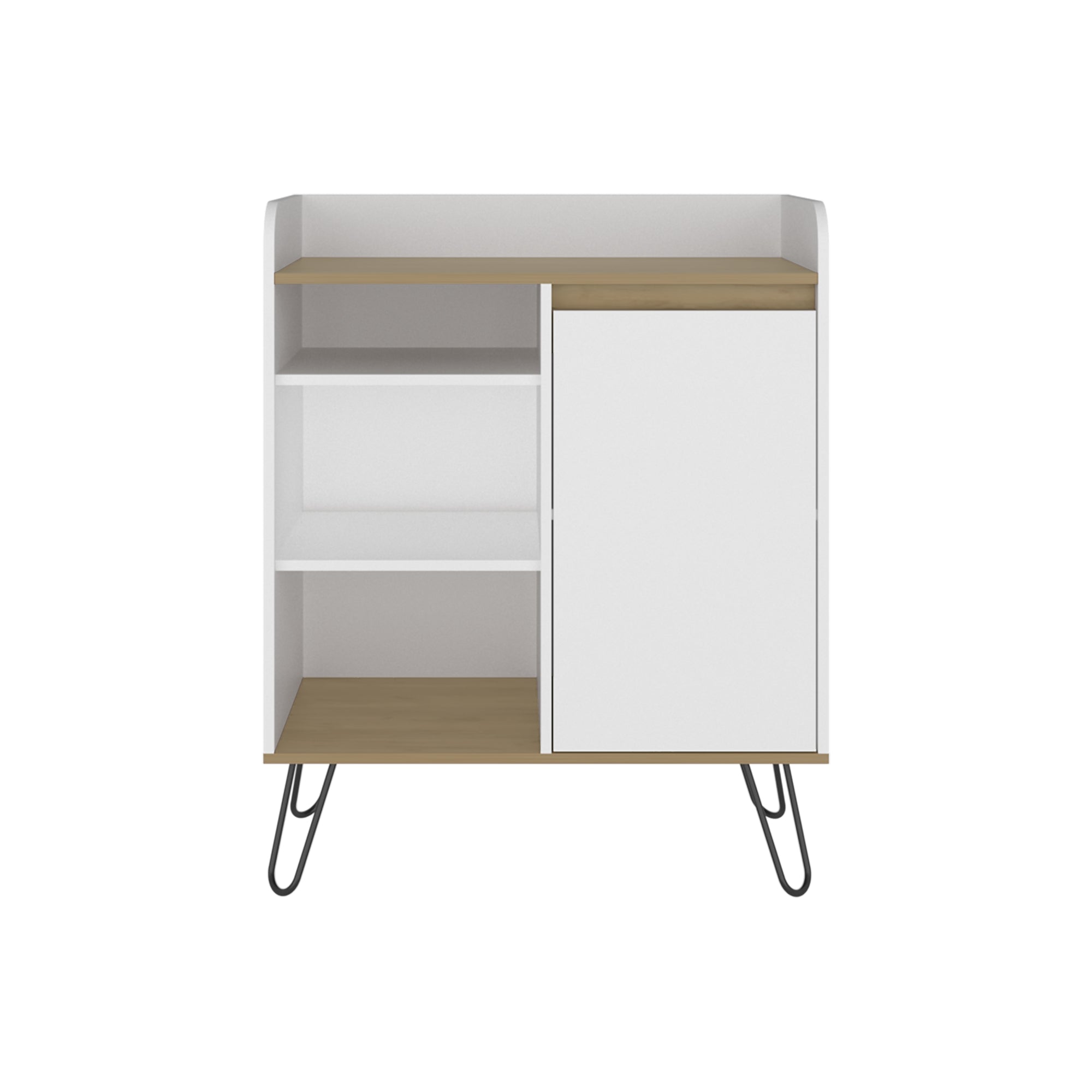 ESTACION DE CAFE  1 PUERTA ESPRESSO 99,4X80,1X40,3 CM BLANCO Y FRESNO - 2