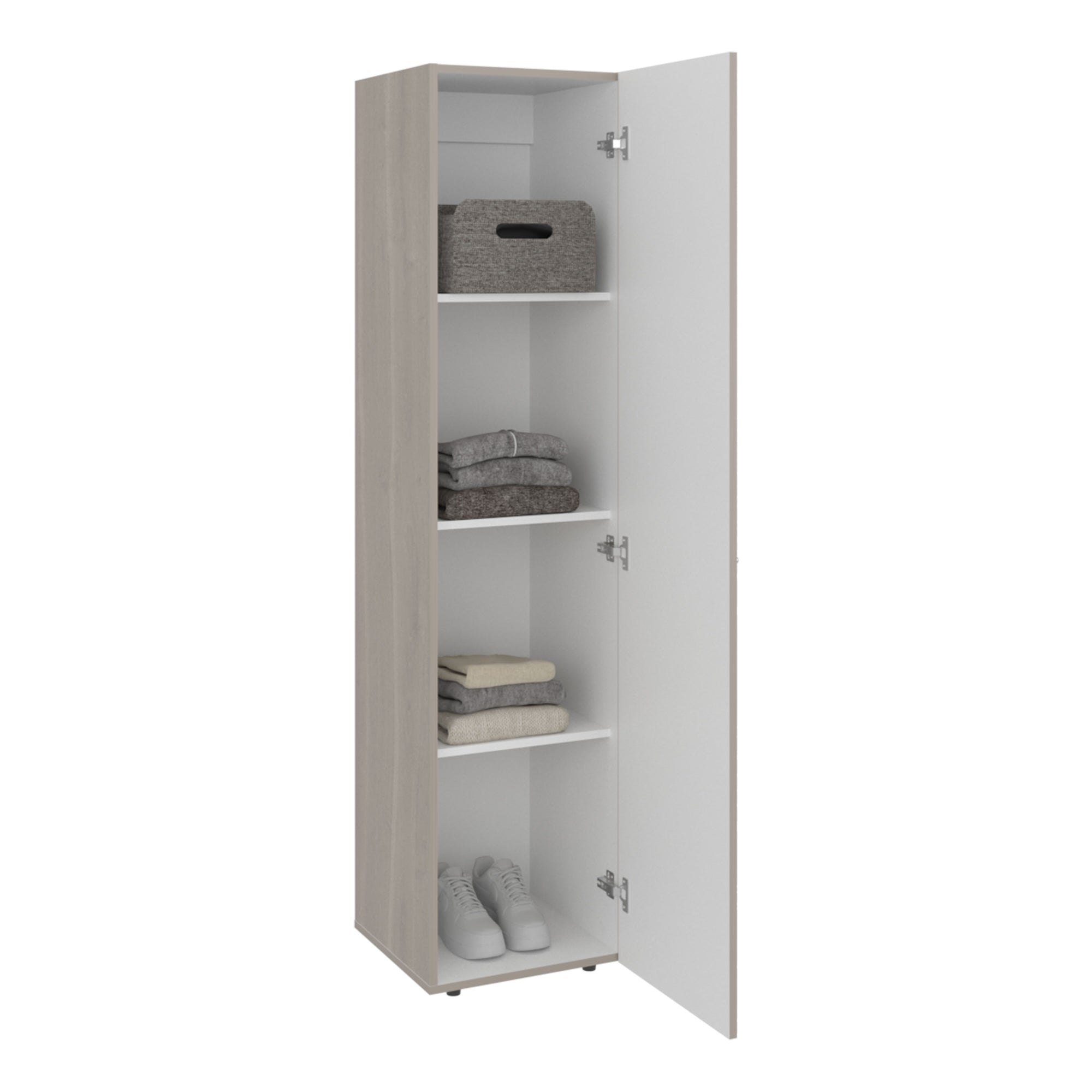 CLOSET 1 PUERTA TUHOME DREAMS BLANCO 170X40X40,2 CM - 3