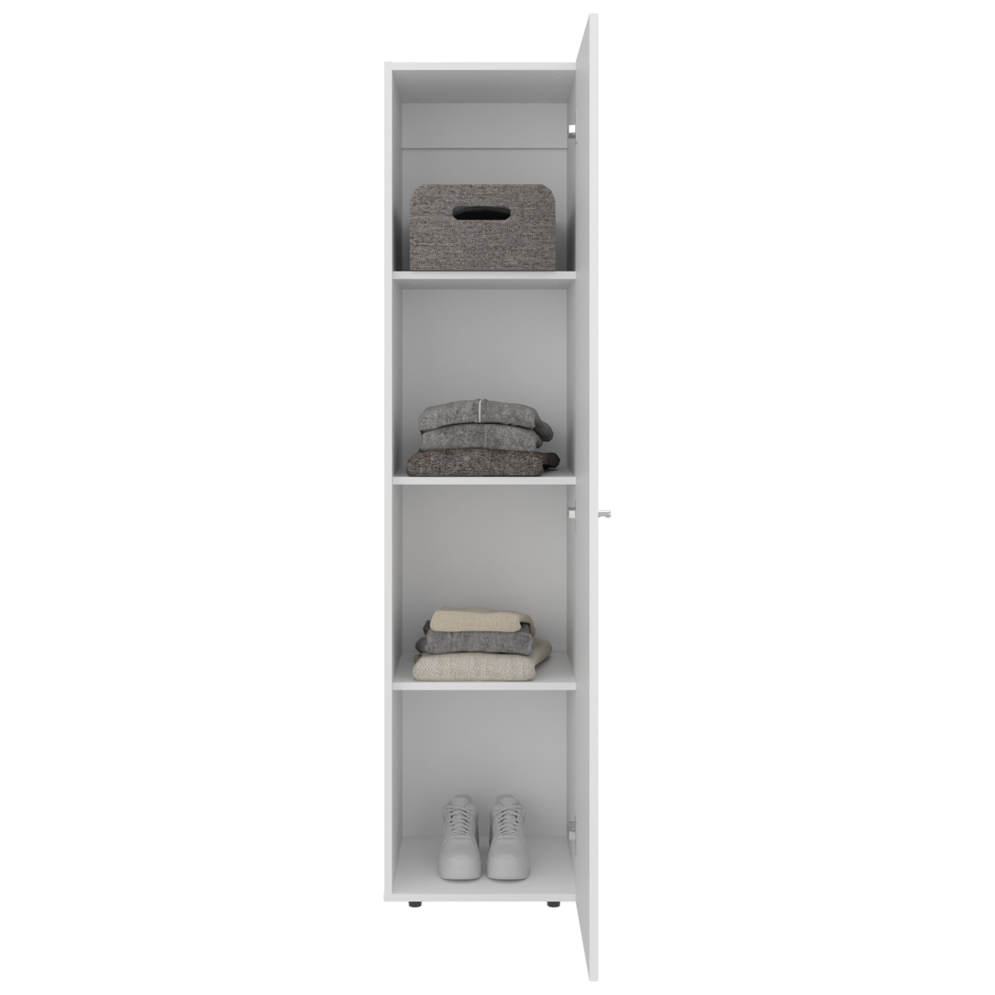 CLOSET 1 PUERTA TUHOME DREAMS BLANCO 170X40X40,2 CM - 4