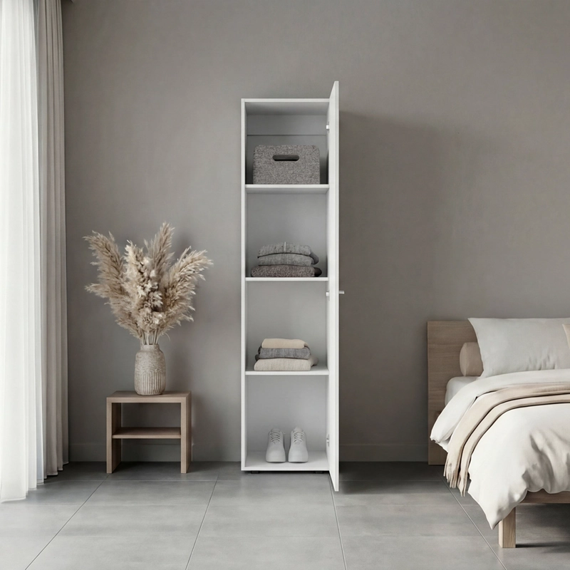 CLOSET 1 PUERTA TUHOME DREAMS BLANCO 170X40X40,2 CM - 6