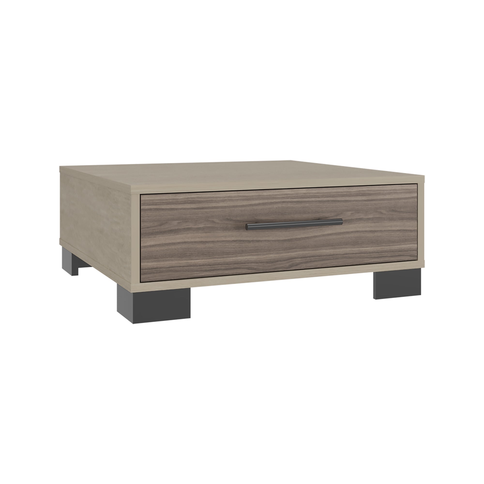 MESA DE CENTRO 1 CAJON MARSELLA WENGUE Y CARTAGENA 23,8X60X60 CM - 1