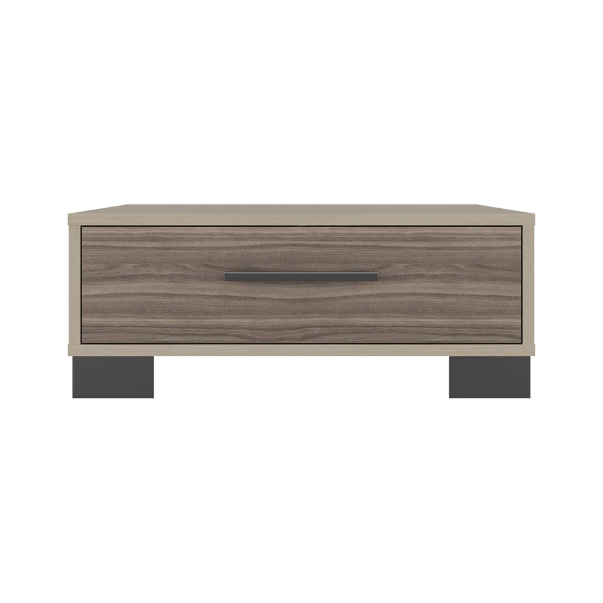 MESA DE CENTRO 1 CAJON MARSELLA WENGUE Y CARTAGENA 23,8X60X60 CM - 2