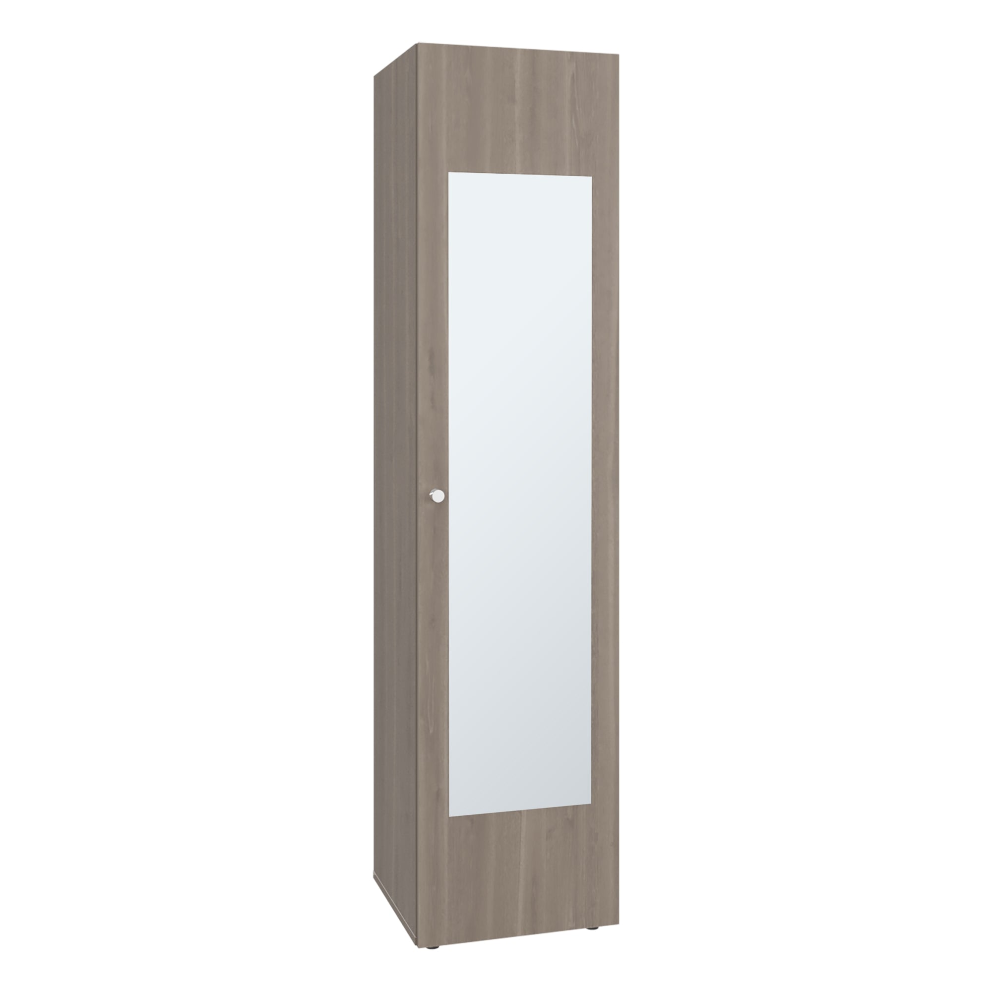 CLOSET 1 PUERTA CON ESPEJO TUHOME DREAMS WENGUE 170X40X40,2 CM - 1