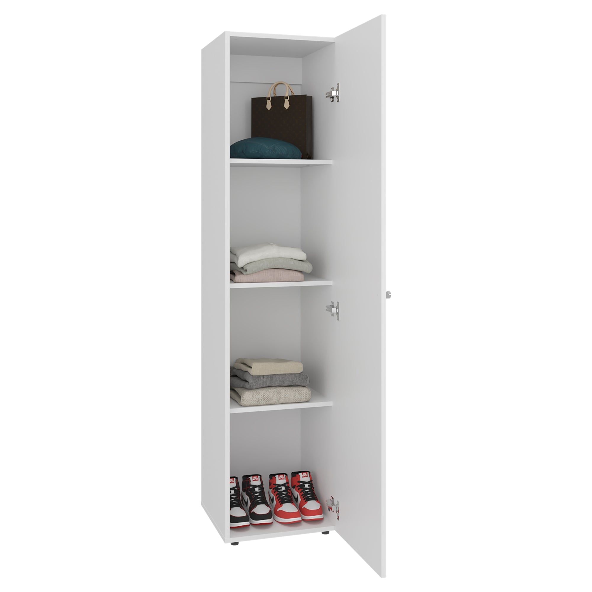CLOSET 1 PUERTA CON ESPEJO TUHOME DREAMS WENGUE 170X40X40,2 CM - 3