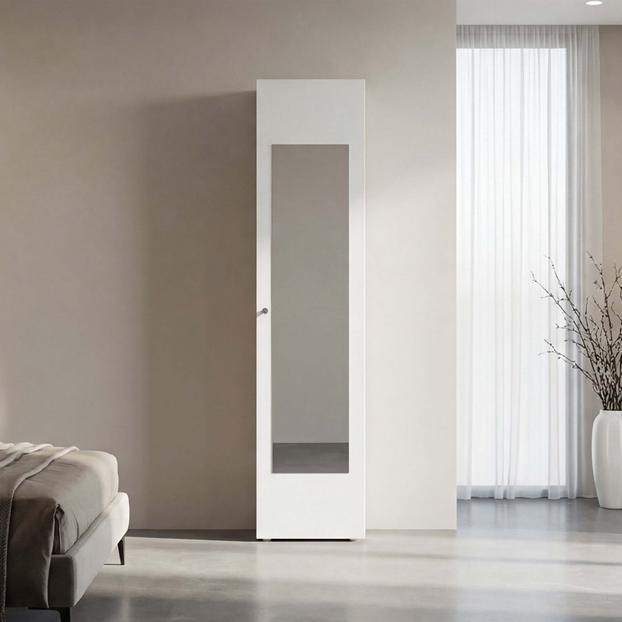 CLOSET 1 PUERTA CON ESPEJO TUHOME DREAMS WENGUE 170X40X40,2 CM - 5
