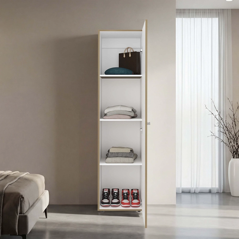CLOSET 1 PUERTA CON ESPEJO TUHOME DREAMS WENGUE 170X40X40,2 CM - 6