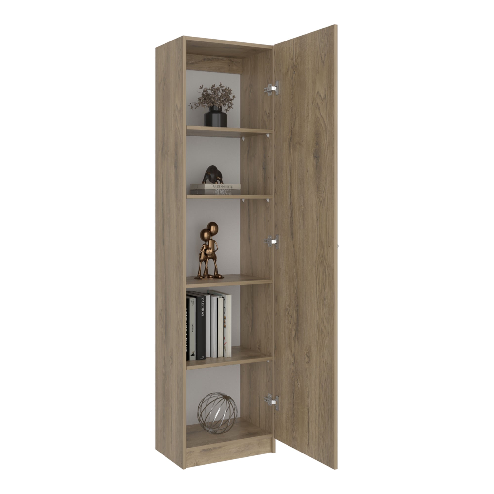 ESTANTE 1 PUERTA HOME-E5 BLANCO 180,6X45X31,4 CM - 3