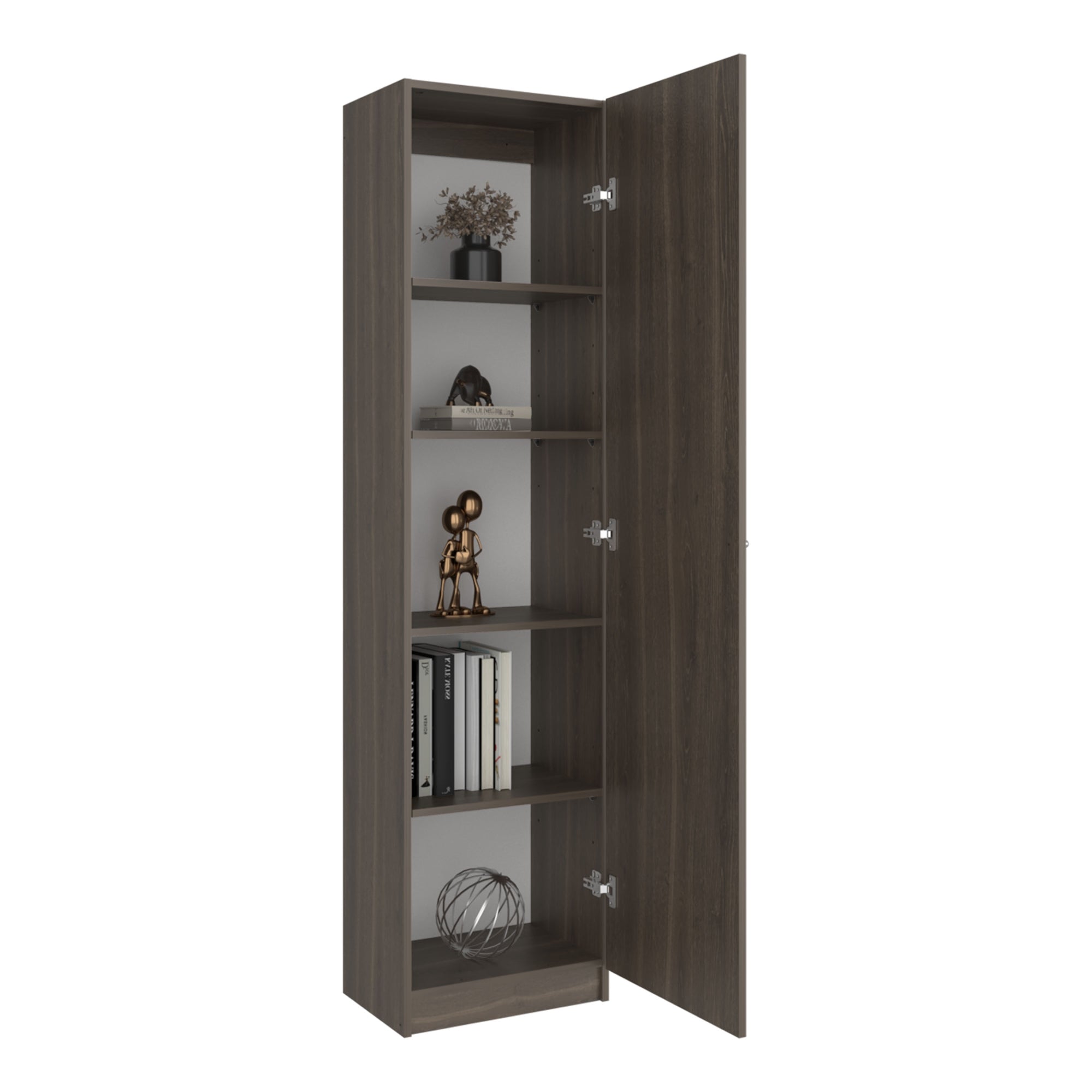 ESTANTE 1 PUERTA HOME-E5 BLANCO 180,6X45X31,4 CM - 3