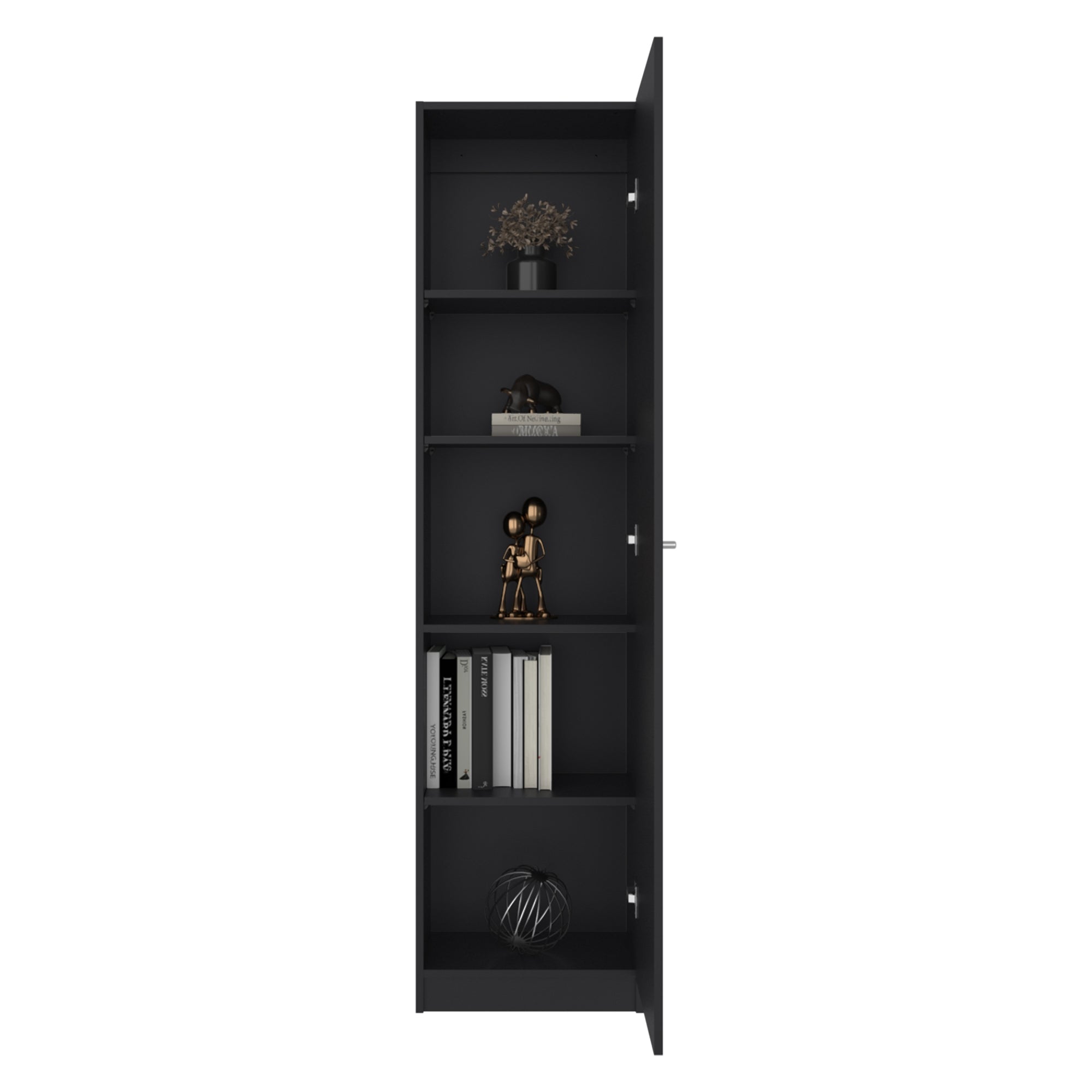 ESTANTE 1 PUERTA HOME-E5 BLANCO 180,6X45X31,4 CM - 4
