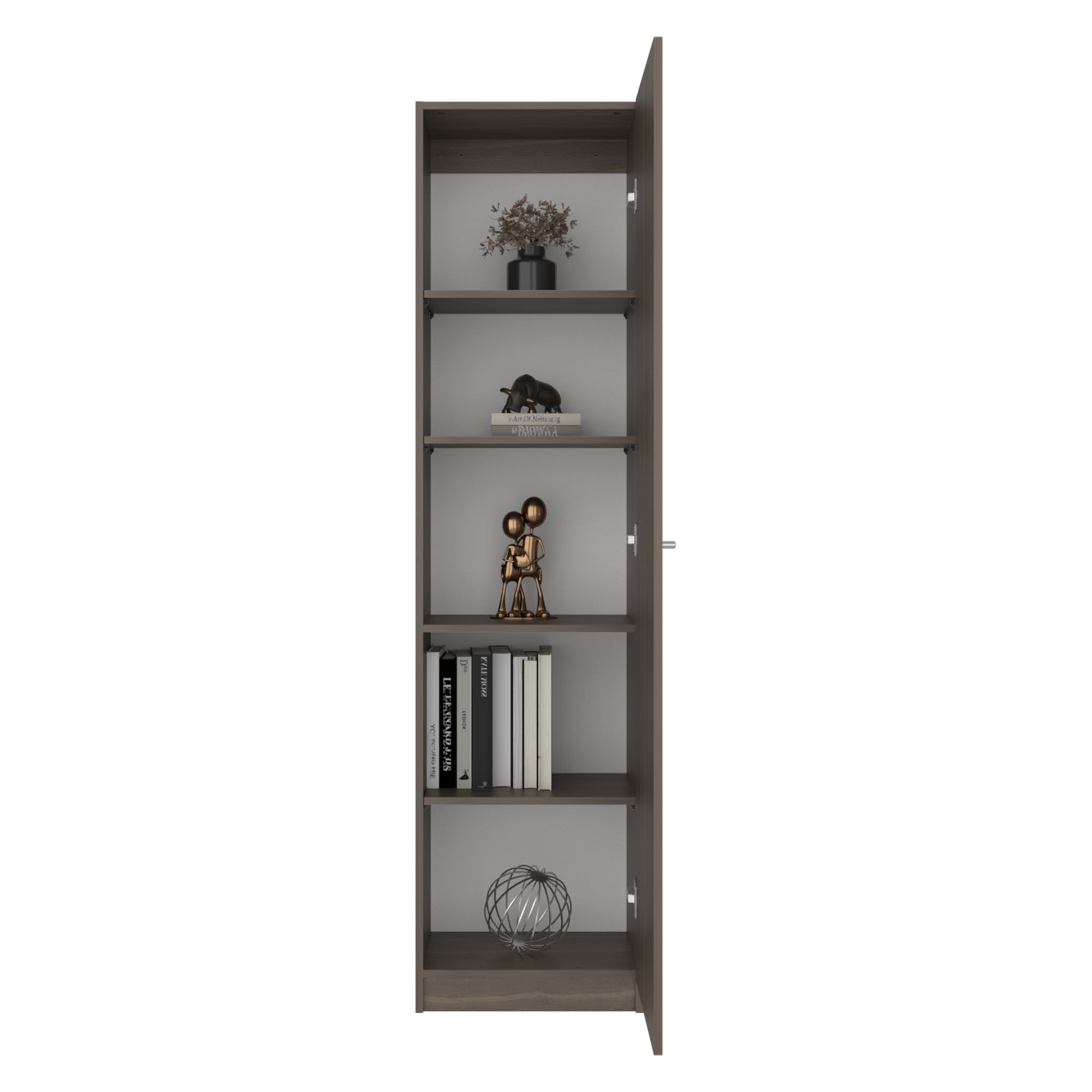 ESTANTE 1 PUERTA HOME-E5 BLANCO 180,6X45X31,4 CM - 4