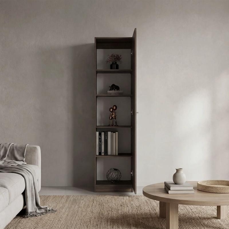 ESTANTE 1 PUERTA HOME-E5 BLANCO 180,6X45X31,4 CM - 6