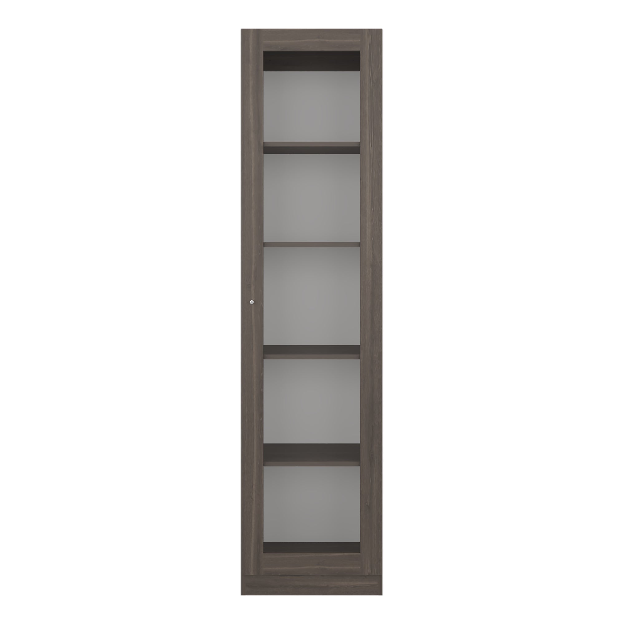 ESTANTE VITRINA 1 PUERTA HOME-E6 MILAN Y BLANCO 180,6X45X31,3 CM - 2