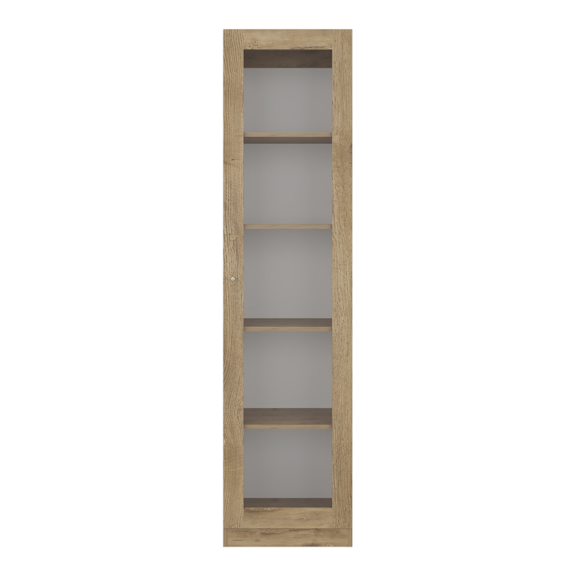 ESTANTE VITRINA 1 PUERTA HOME-E6 MILAN Y BLANCO 180,6X45X31,3 CM - 2
