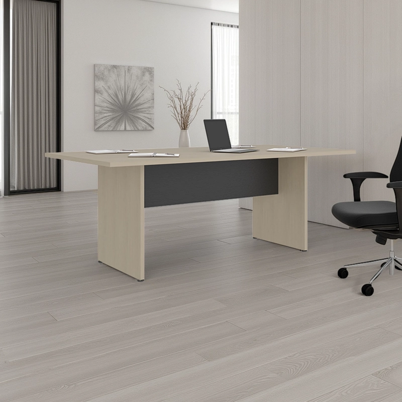 MESA DE REUNION HOME OFFICE M-200 CARTAGENA Y WENGUE 75X200X100 CM - 5