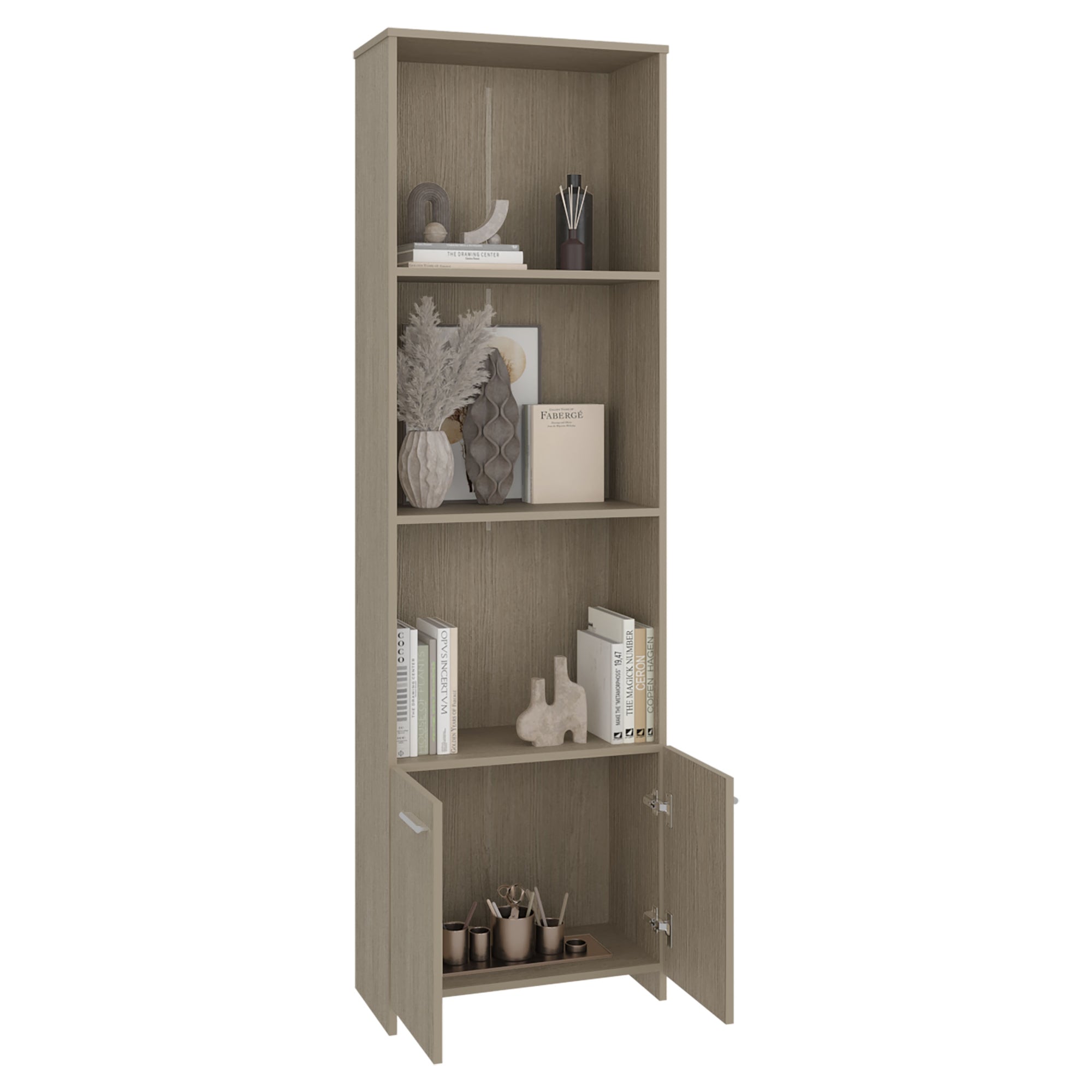 BIBLIOTECA 2 PUERTAS OFFICE CARTAGENA 181,5X55,1X26,5 CM - 3