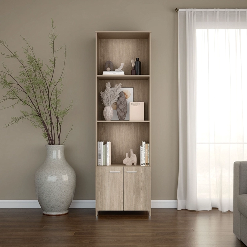 BIBLIOTECA 2 PUERTAS OFFICE CARTAGENA 181,5X55,1X26,5 CM - 5