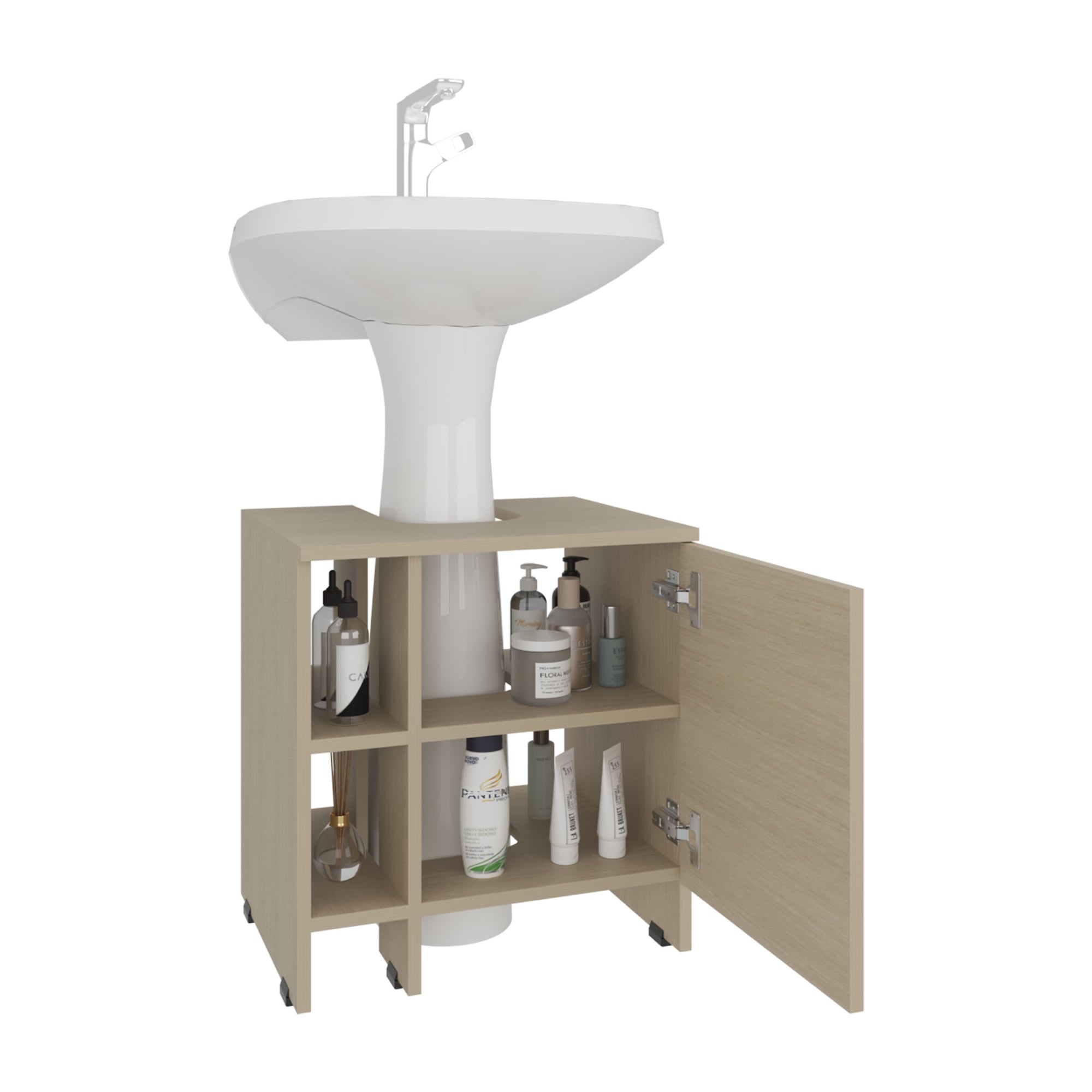 MUEBLE PARA LAVAMANOS 1 PUERTA BASIC CARTAGENA 50,9X47X37,4 CM - 3