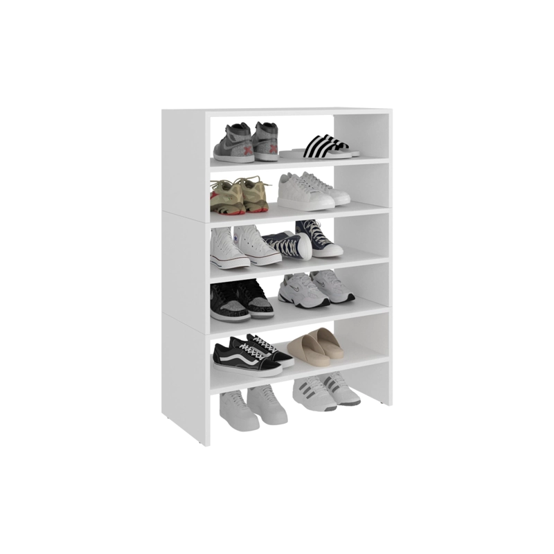 MODULO ZAPATERO Z-72 APILABLE 6 NIVELES BLANCO - 3