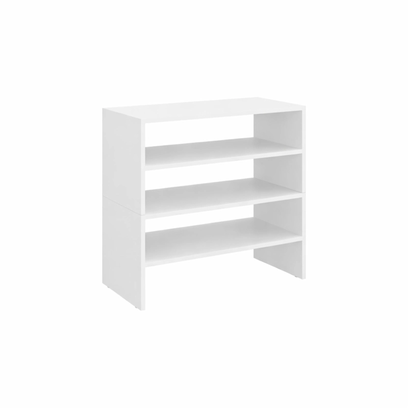 MODULO ZAPATERO Z-72 APILABLE 4 NIVELES BLANCO - 2