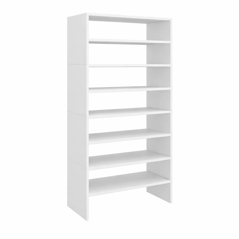 MODULO ZAPATERO Z-72 APILABLE 8 NIVELES BLANCO - 2
