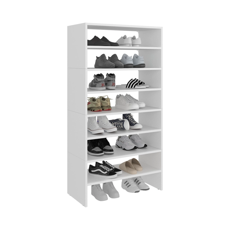 MODULO ZAPATERO Z-72 APILABLE 8 NIVELES BLANCO - 3