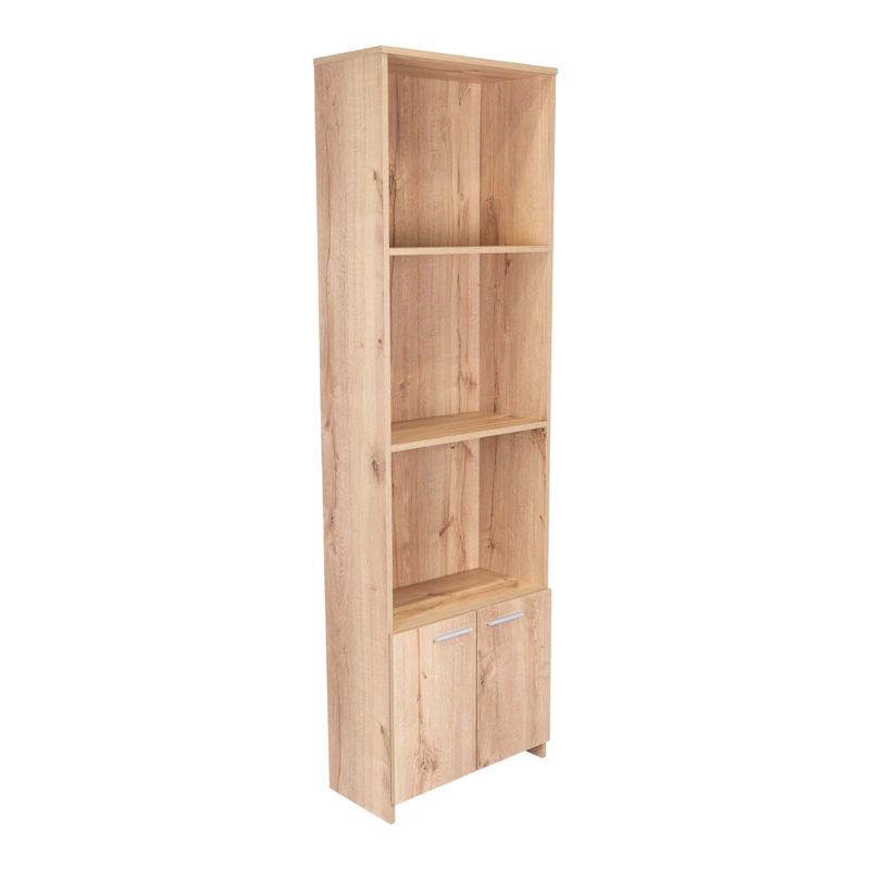 BIBLIOTECA 2 PUERTAS LISA EASY 181,5X55,1X27 CM DUNA - 2