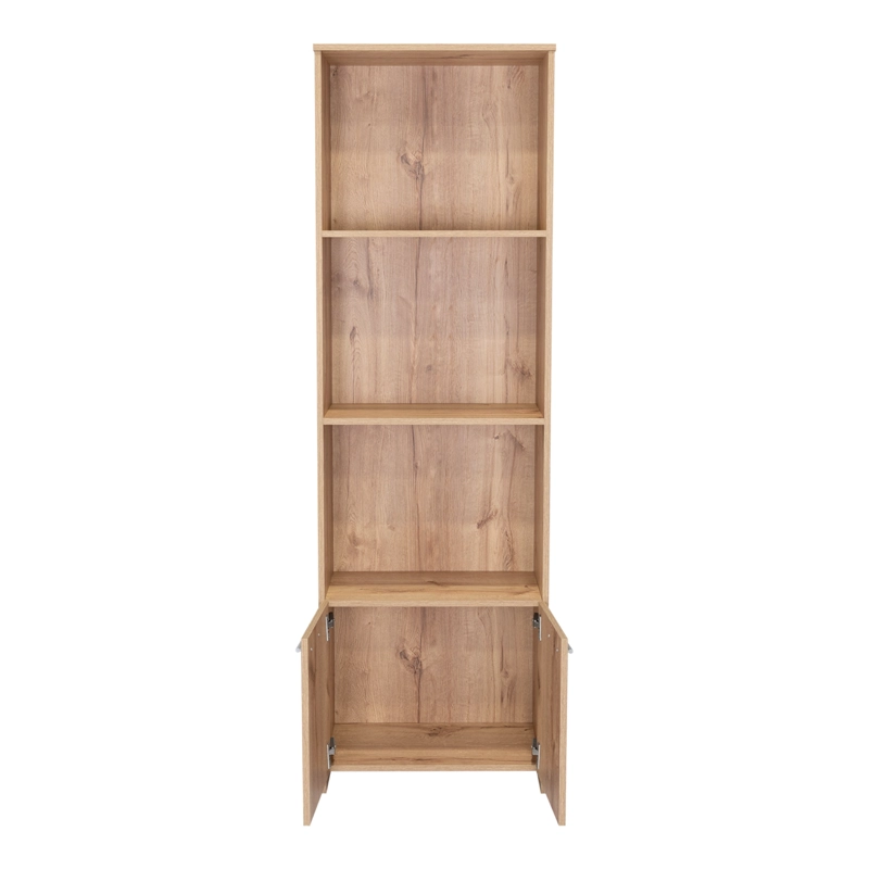 BIBLIOTECA 2 PUERTAS LISA EASY 181,5X55,1X27 CM DUNA - 3