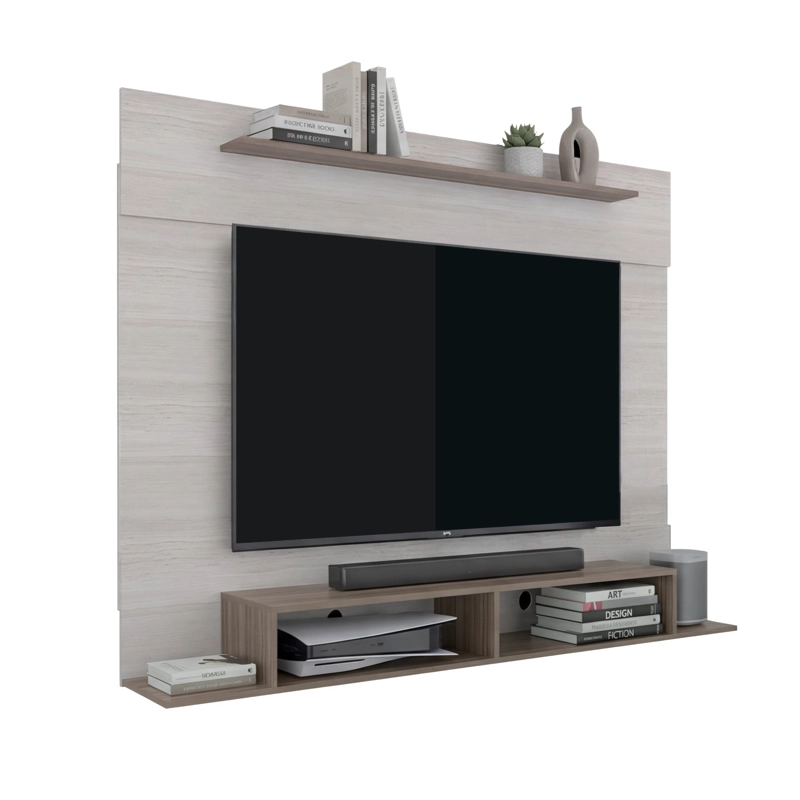 PANEL TV70' MONTANA 141X180X30 AVELLANA Y TIVOLI - 4