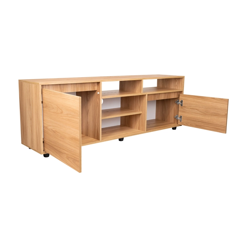 RACK TV70' PINO 2 PUERTAS 55,0X160,0X35,2 CM FRESNO EUROPEO - 3