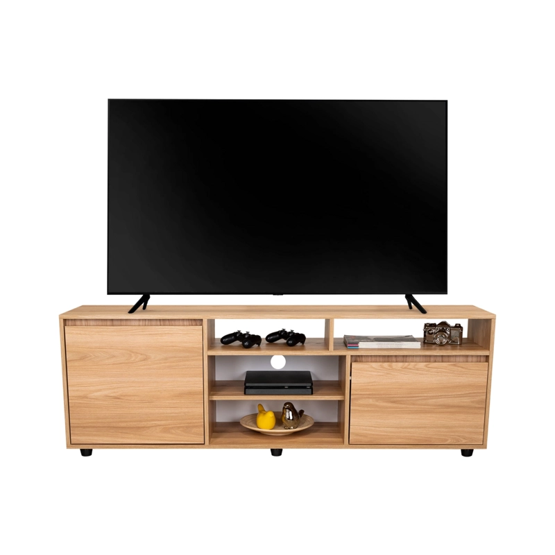 RACK TV70' PINO 2 PUERTAS 55,0X160,0X35,2 CM FRESNO EUROPEO - 5