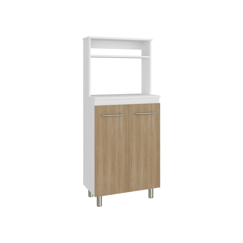 MUEBLE MICROONDAS SEDONA 140X60X35,3 CM BLANCO MQZ Y FRESNO EUROPEO - 2