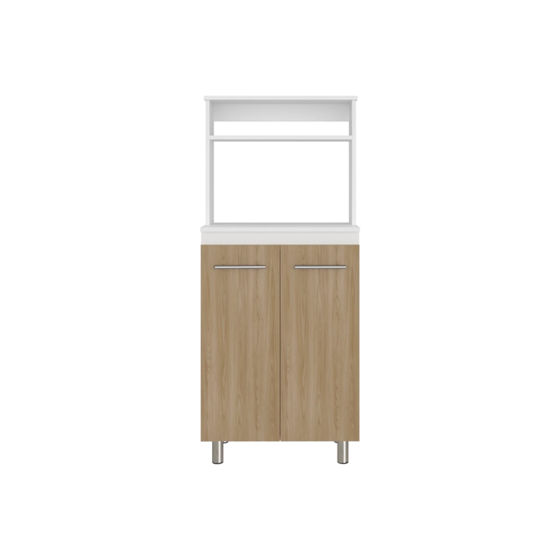 MUEBLE MICROONDAS SEDONA 140X60X35,3 CM BLANCO MQZ Y FRESNO EUROPEO - 3