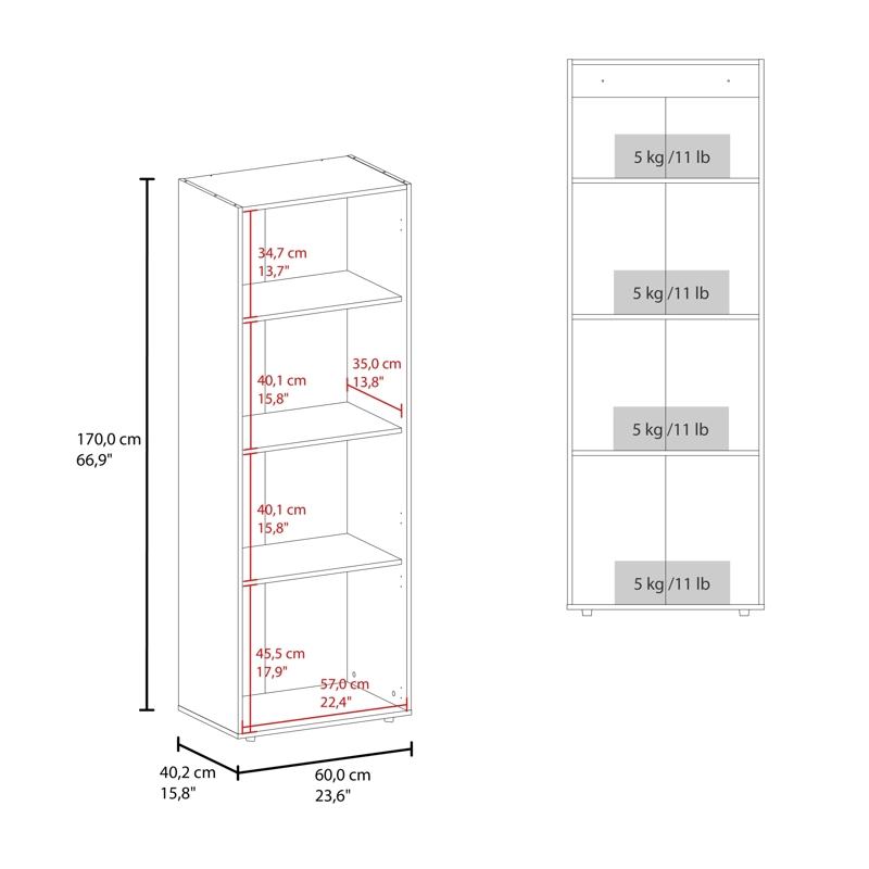 COMBO CLOSET 7 PUERTAS DREAMS FRESNO 170,0X180,0X40,2 CM - 11
