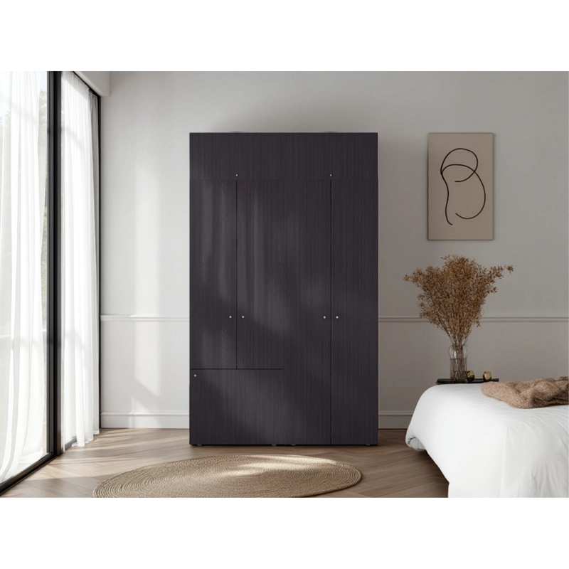 COMBO CLOSET 7 PUERTAS + MODULO SUPERIOR DREAMS WENGUE 200,0X120,0X40,2 CM - 9