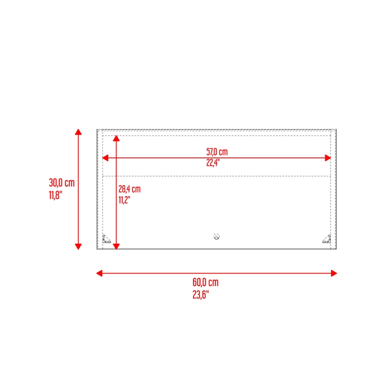 COMBO CLOSET 3 PUERTAS CON COLGADOR + MODULO SUPERIOR DREAMS FRESNO 200,0X60,0X40,2 CM - 2