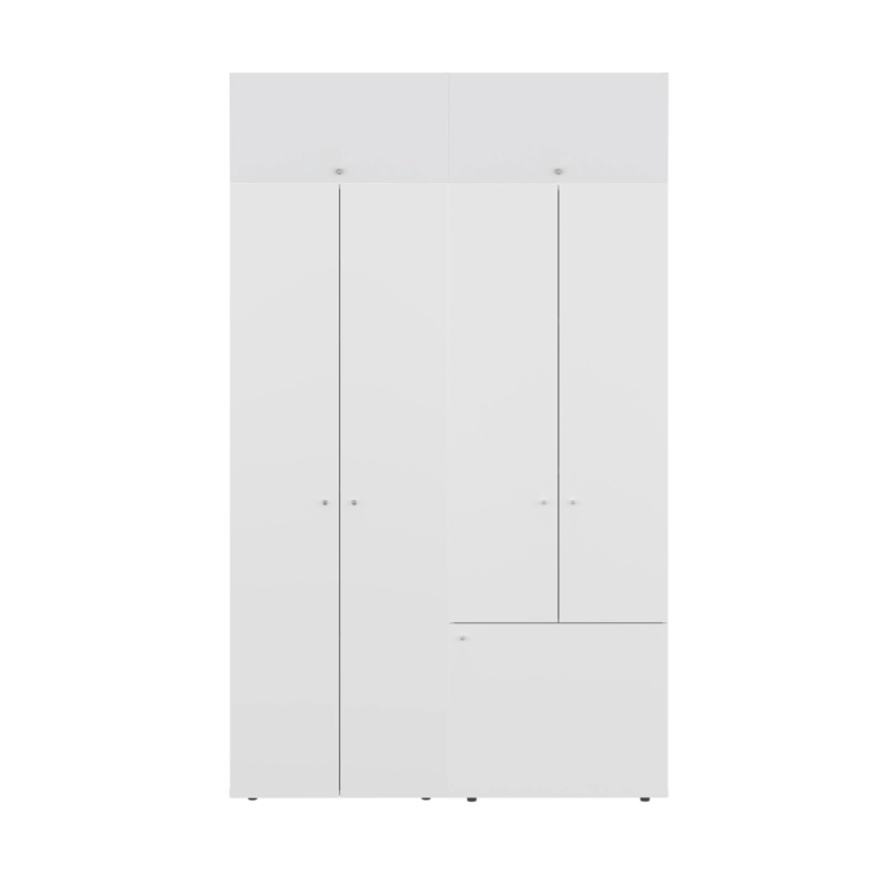 COMBO CLOSET 7 PUERTAS + MODULO SUPERIOR DREAMS BLANCO 200,0X120,0X40,2 CM - 4