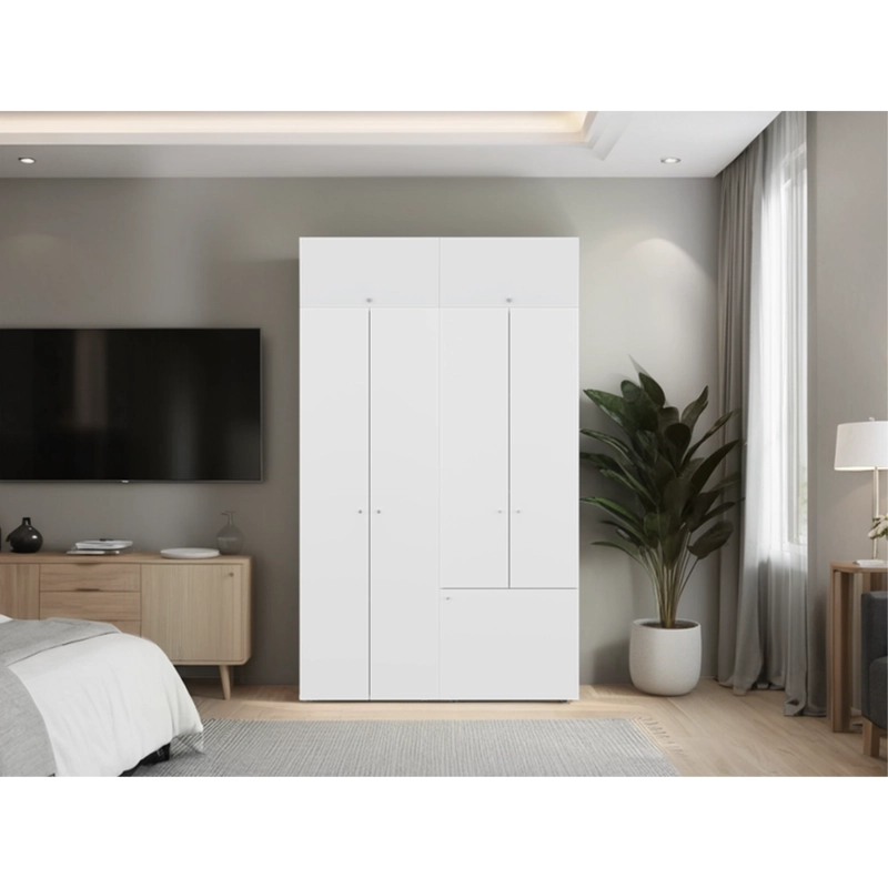 COMBO CLOSET 7 PUERTAS + MODULO SUPERIOR DREAMS BLANCO 200,0X120,0X40,2 CM - 9