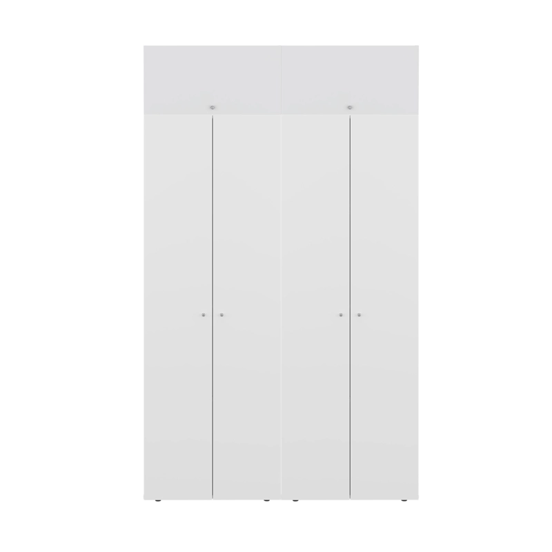 COMBO CLOSET 6 PUERTAS + MODULO SUPERIOR DREAMS BLANCO 200,0X120,0X40,2 CM - 2