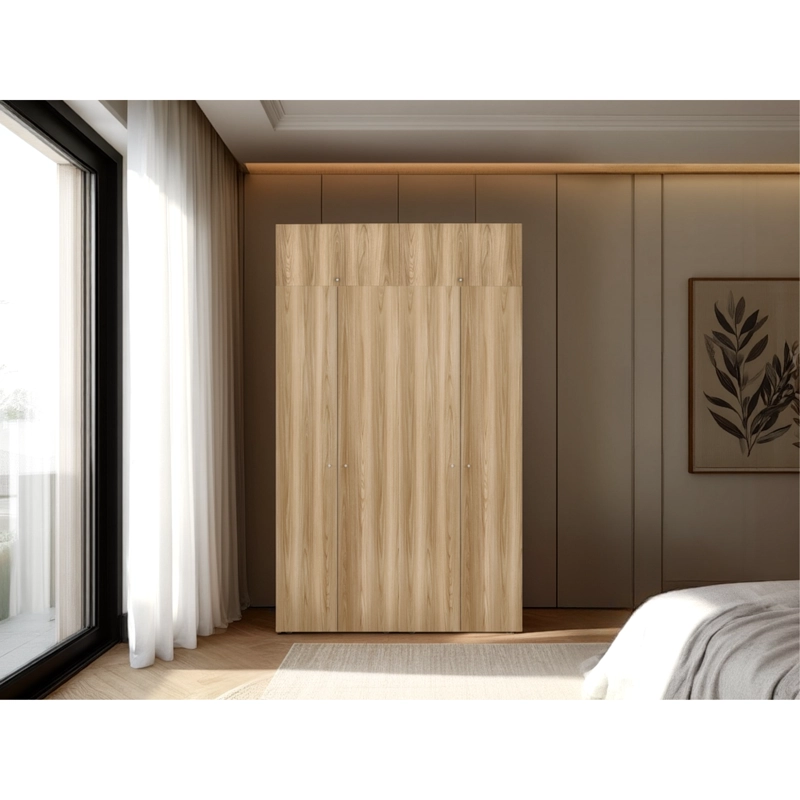 COMBO CLOSET 6 PUERTAS + MODULO SUPERIOR DREAMS FRESNO 200,0X120,0X40,2 CM - 9