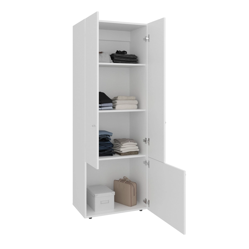COMBO CLOSET 7 PUERTAS CON COLGADOR + MODULO SUPERIOR DREAMS BLANCO 200,0X120,0X40,2 CM - 6