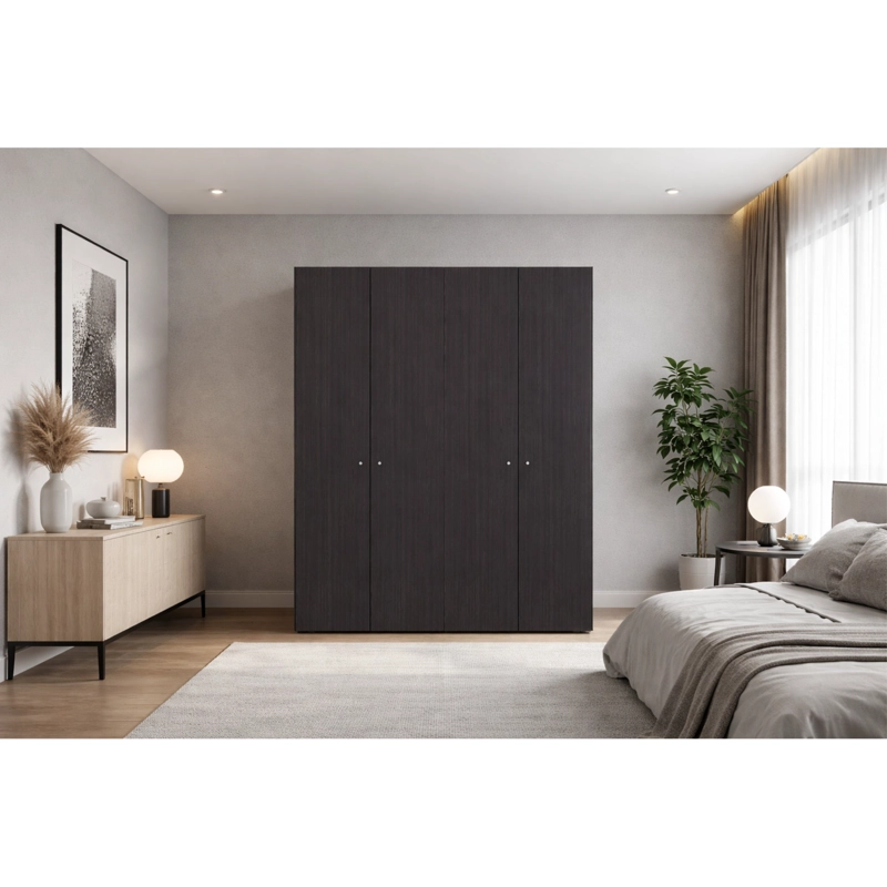 COMBO CLOSET 4 PUERTAS DREAMS WENGUE 170,0X120,0X40,2 CM - 1