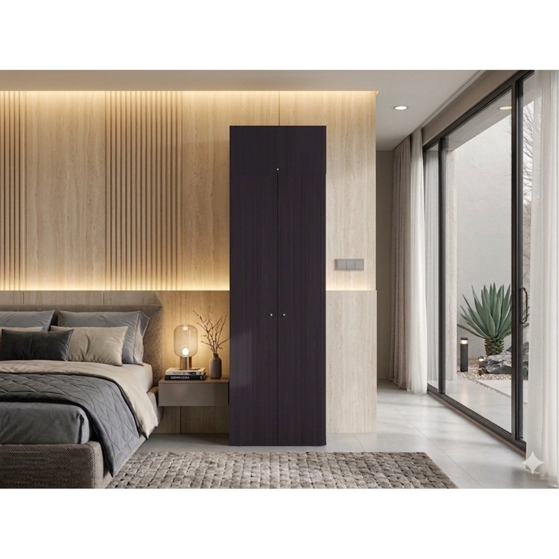 COMBO CLOSET 3 PUERTAS + MODULO SUPERIOR DREAMS WENGUE 200,0X60,0X40,2 CM - 1
