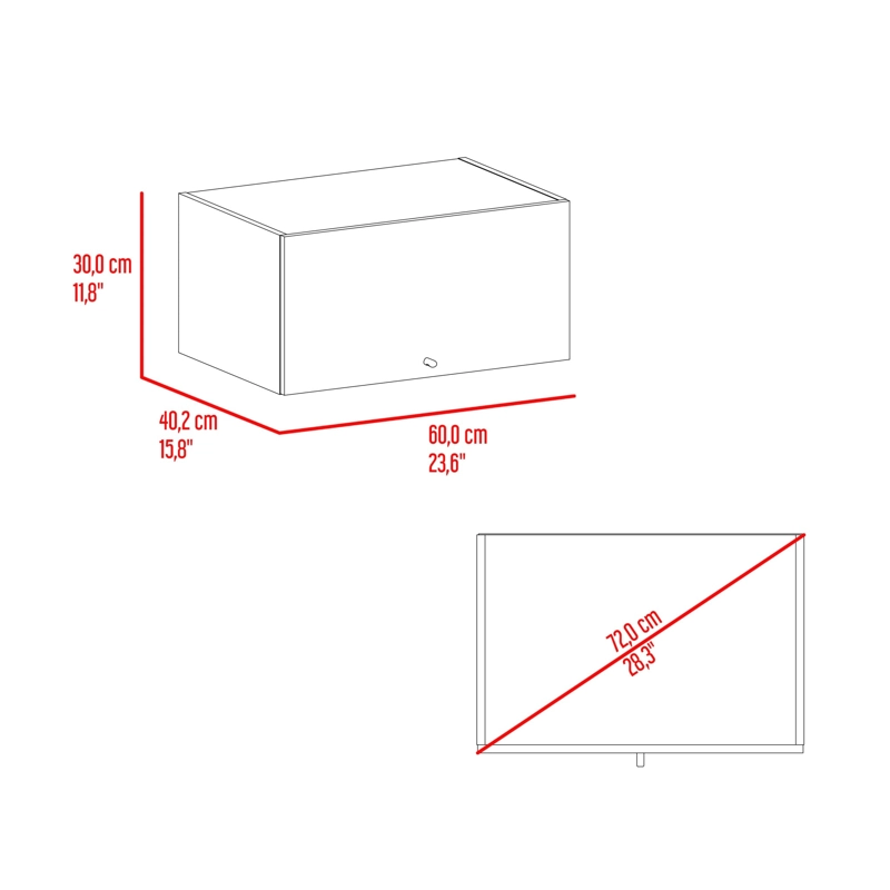 COMBO CLOSET 3 PUERTAS + MODULO SUPERIOR DREAMS WENGUE 200,0X60,0X40,2 CM - 9