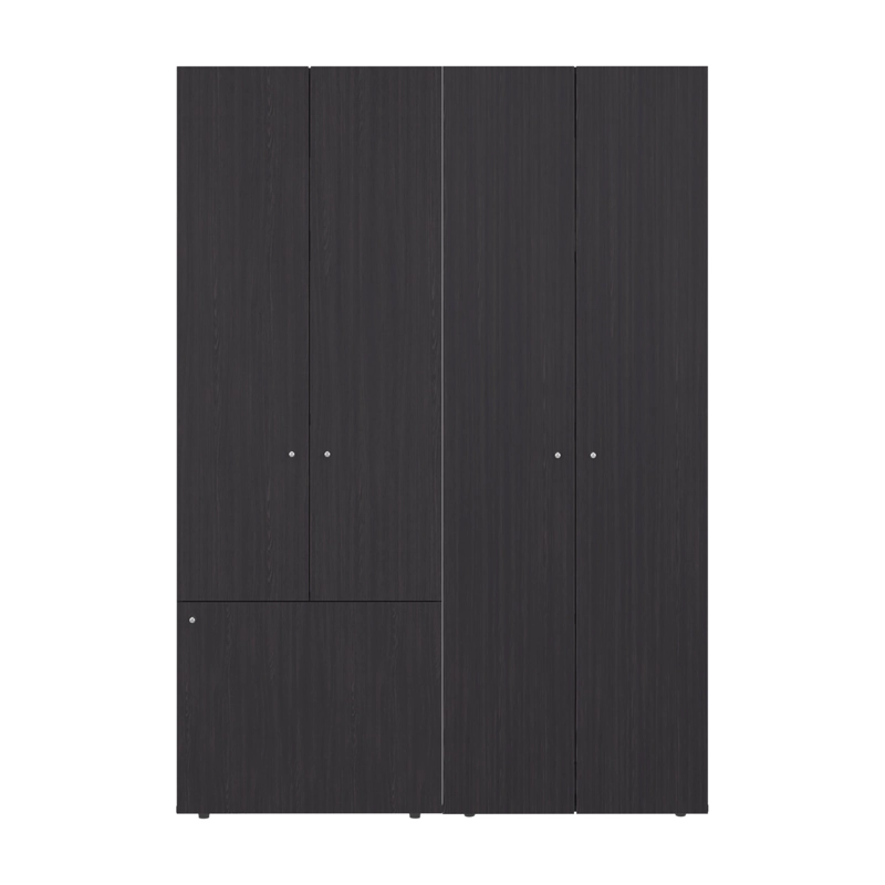 COMBO CLOSET 5 PUERTAS CON COLGADOR DREAMS WENGUE 170,0X120,0X40,2 CM - 2