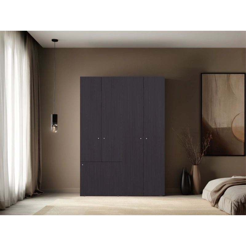 COMBO CLOSET 5 PUERTAS CON COLGADOR DREAMS WENGUE 170,0X120,0X40,2 CM - 7