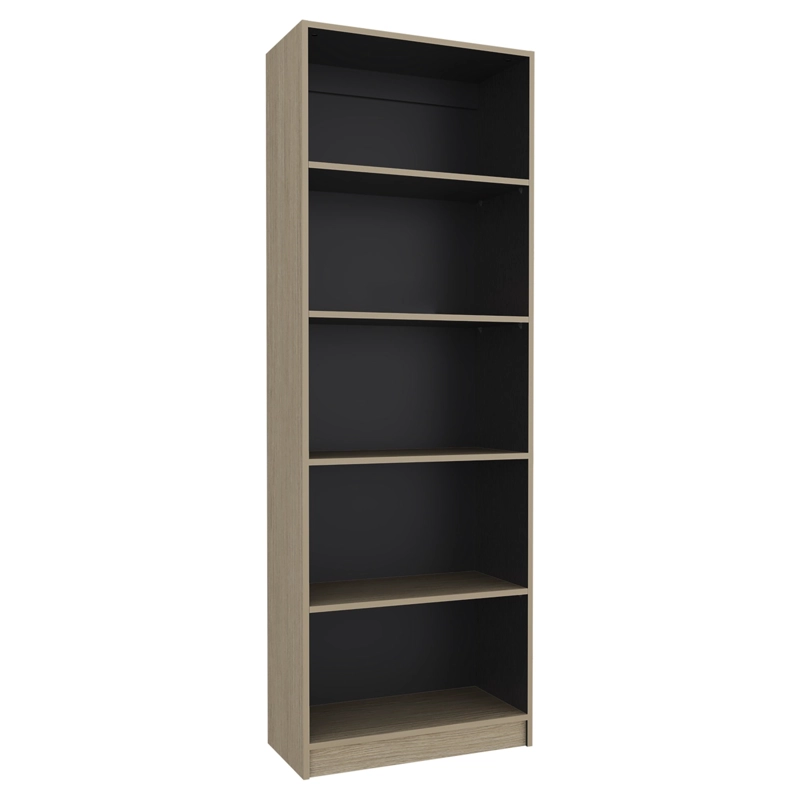 ESTANTE 5 NIVELES HOME-E3 CARTAGENA Y WENGUE 180,6X62,8X29,9 CM - 4