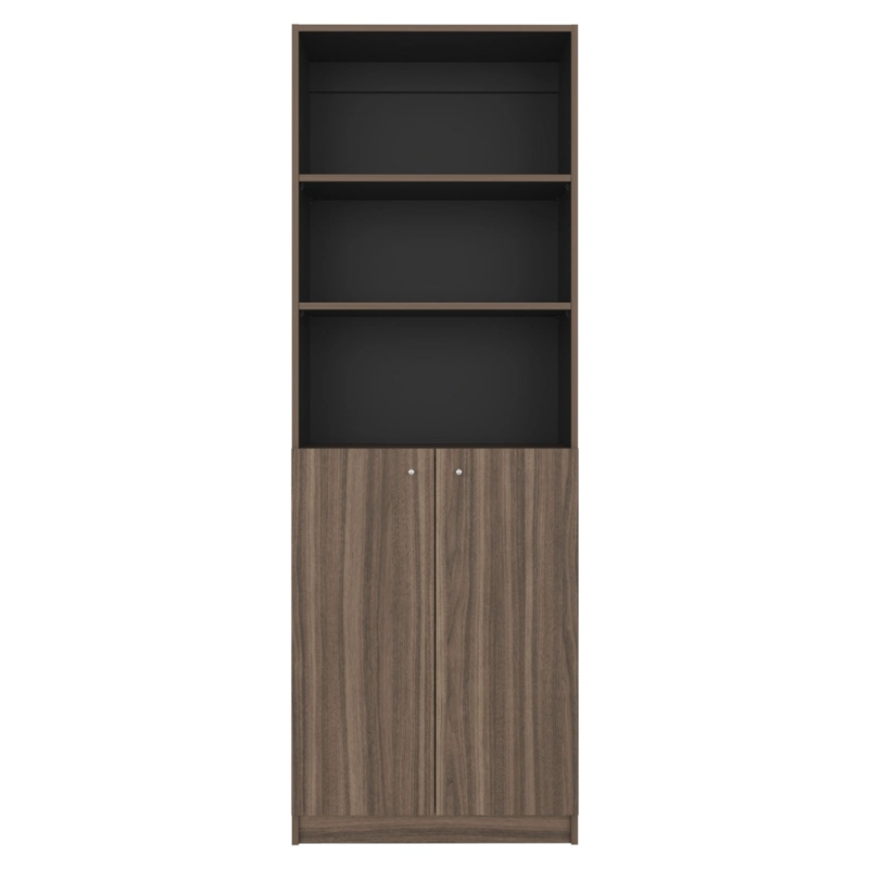 ESTANTE 2 PUERTAS HOME-E4 AVELLANA Y WENGUE 180,6X62,9X31,4 CM - 5